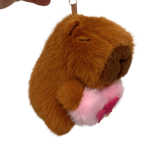 Blossom - Capybara plushie keychain