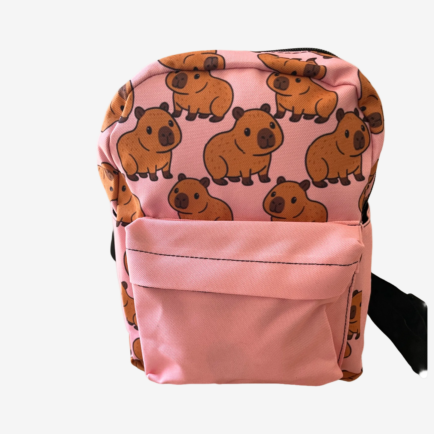 Mini backpack - Cute capybara pattern
