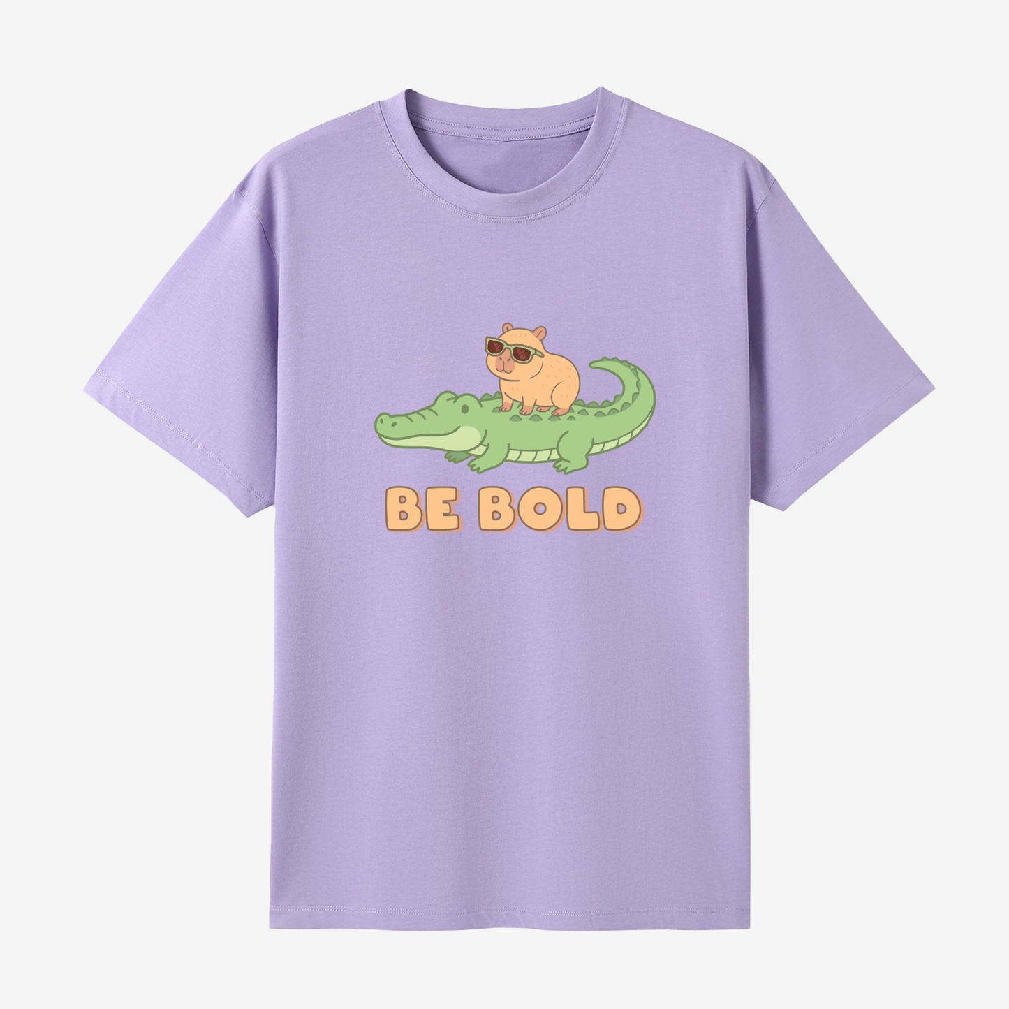 Capybara Riding Crocodile T-Shirt - Funny Animal Shirt