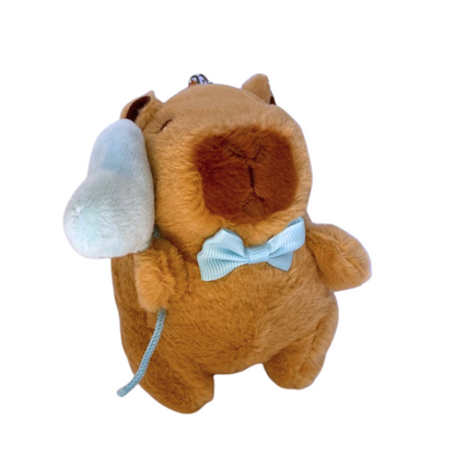 Aqua - Capybara plushie keychain