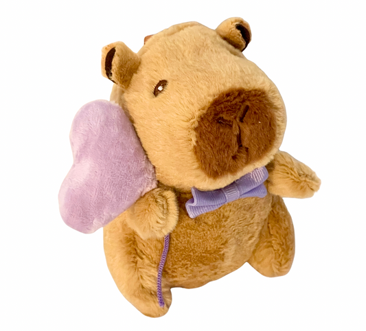 Lyla - Capybara plushie keychain