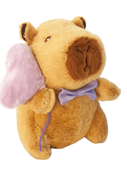 Lyla - Capybara plushie keychain