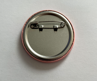 Capybara Button Pin 44mm, Cute Bow Capybara, Holographic Heart Kawaii Animal Badge, Backpack Accessory Pin