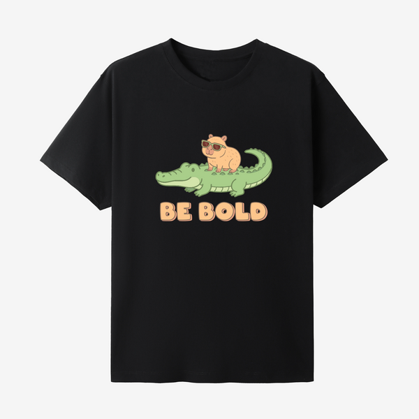 Capybara Riding Crocodile T-Shirt - Funny Animal Shirt