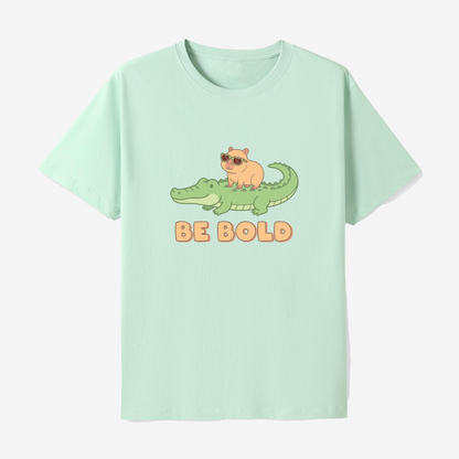 Capybara Riding Crocodile T-Shirt - Funny Animal Shirt