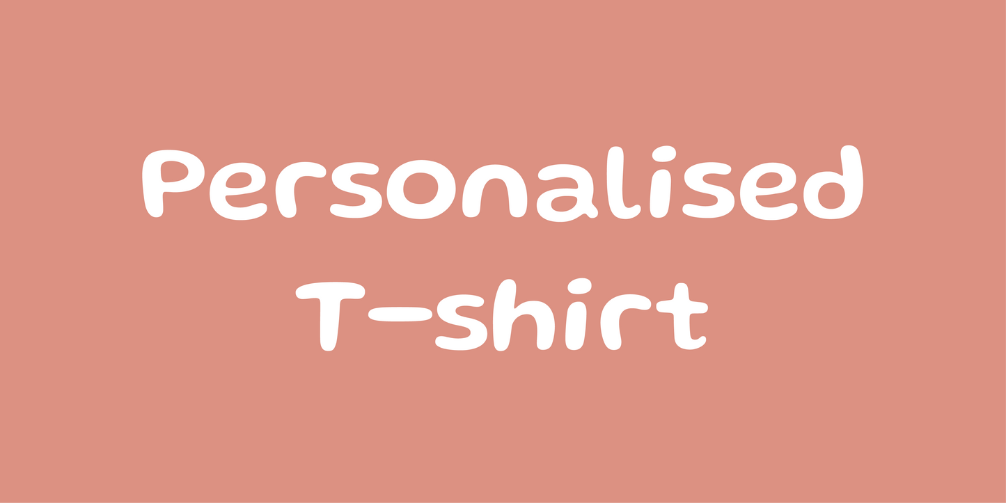 Personalised t-shirt