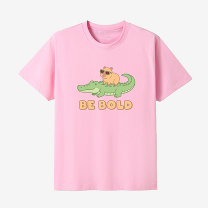 Capybara Riding Crocodile T-Shirt - Funny Animal Shirt